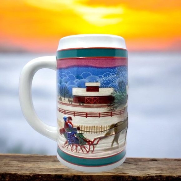 Vintage 1985 Winter Scene from Miller High Life - Picture 14 of 16